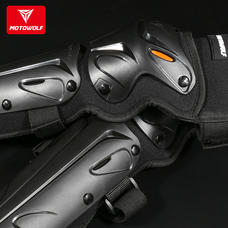 “محافظ Motowolf MDL1029 نصب شده روی زانو”