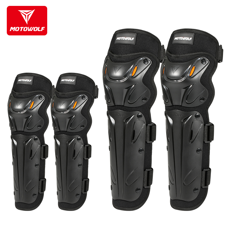 “محافظ Motowolf MDL1029 نصب شده روی زانو”