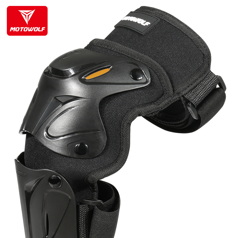 “محافظ Motowolf MDL1029 نصب شده روی زانو”