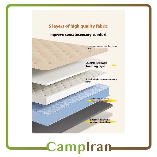 تشک خواب دو نفره تاشو