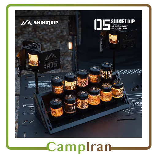 چراغ کمپینگ مغناطیسی قابل چرخش 19 اینچی ShineTrip