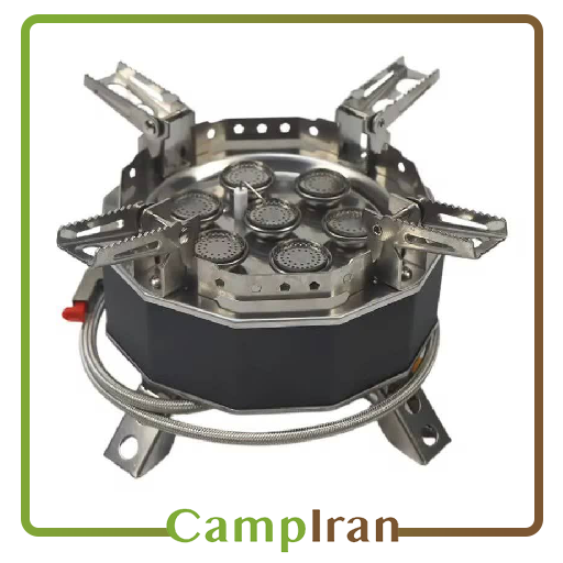 اجاق گاز ۷ شعله تاشو با کیف قابل حمل