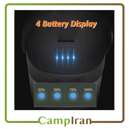 چراغ کمپینگ مجهز به سیستم دفع حشره - تصویر 3