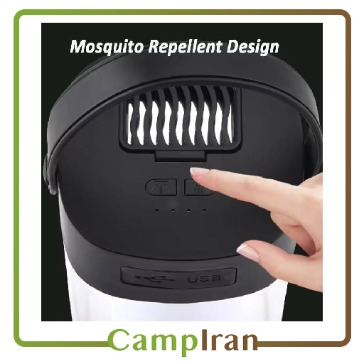 چراغ کمپینگ مجهز به سیستم دفع حشره - تصویر 4