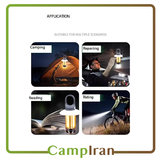 فانوس کمپینگ قابل شارژ قابل حمل LED مینی آویز