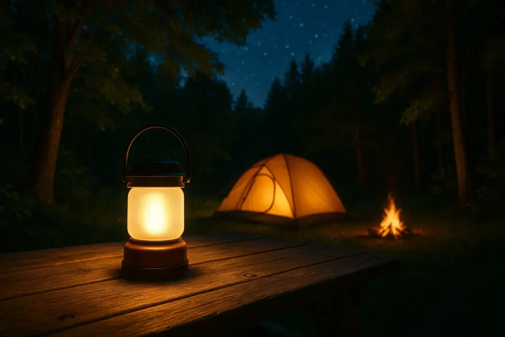 وسایل مورد نیاز نور و روشنایی در کمپ